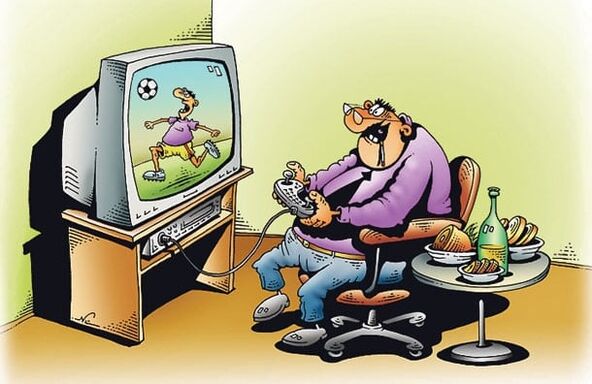 fyzická nečinnost a obezita jako příčiny hypertenze